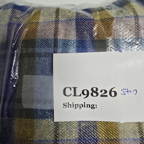 Stio Junction Midweight Flannel Shirt Mens L Blue Yellow Plaid Outdoors Casual‎ - Picture 11 of 11